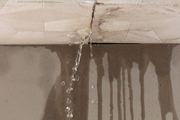 Professional Burst Pipe Cleanup technician working in Chepachet, RI